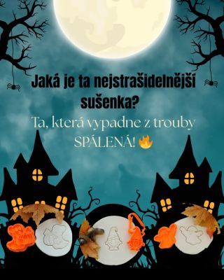 Strašíme... ale jen dobrým pečením! 🎃🍪 ✅ Vyrobeno na 3D tiskárně – precizní tvar pokaždé! ✅ Zdobítko s praktickým madlem –...